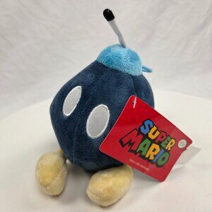 2021 Nintendo Little Buddy LLC Super Mario Bros Bob-omb Bomb Plush Doll 6 inch